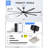84/96 Inch Industrial Ceiling Fan with Lights and Remote, with 8 Aluminium Blades,Works with Alexa-199098290-201052634