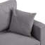 Comfy Living, 2, gris, avec cadre en bois franc, coussin confortable de 57 po, gris, base en bois pour les petits espaces-2116548457