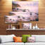 «Colorful Sunset over the Sea», reproduction de photo sur toile tendue-26155860