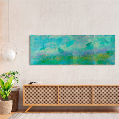 Abstract Aurore by Italo Corrado - Wrapped Canvas Print