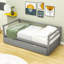 Lit de jour simple en bois avec couchette Masimba-87393570
