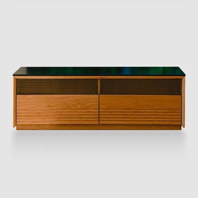 Rock slab cherry wood solid wood coffee table