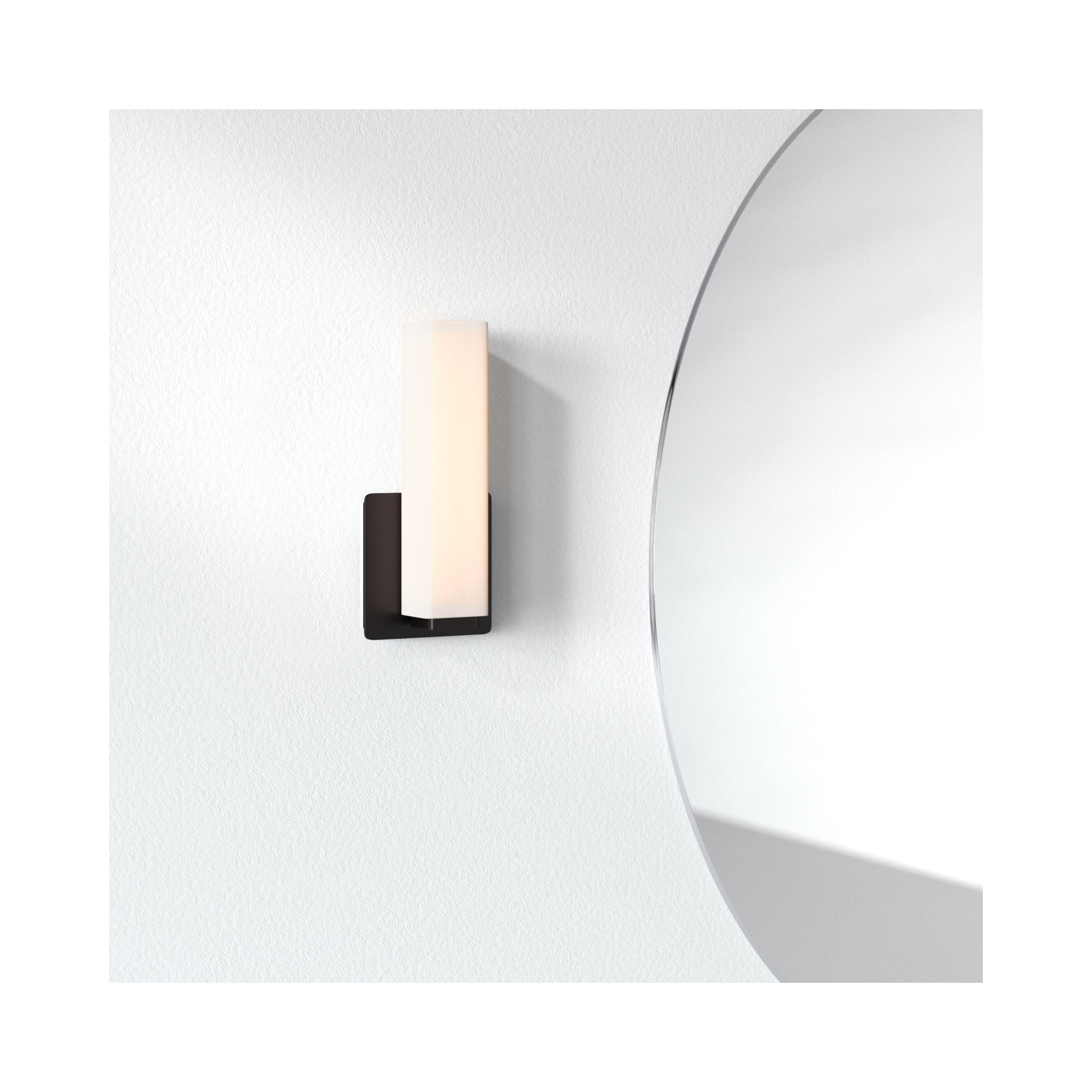 Erby 1-Light LED Flush Mount, 11" H x 5" W x 3" D, Bronze, 2700K