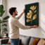 Gilded Bloom Study Botanical - Framed Print-1499014707-1499014709