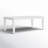 Lilah White Aluminum Coffee Table