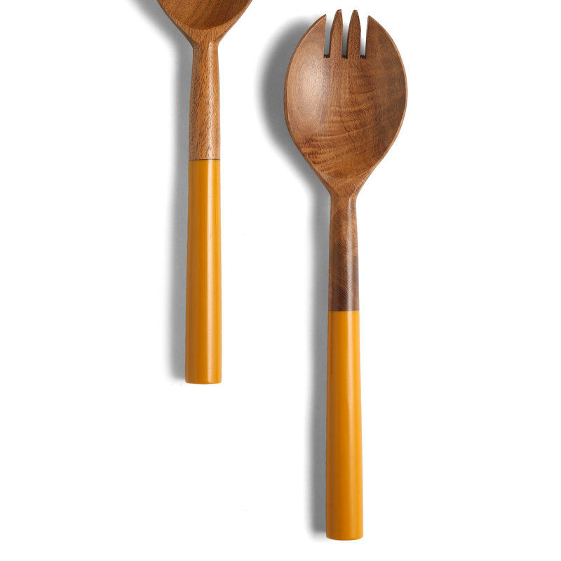 Mahalick Salad Servers, Orange