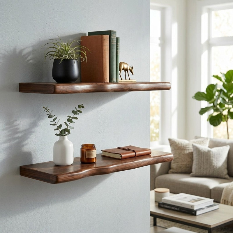 2 Piece Floating Shelf