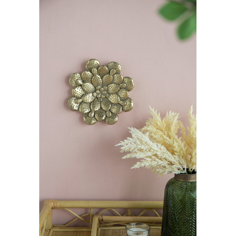Plaque murale succulente