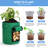 Tateo 7 Gallon with mix Black, Ginger, Green Chemical Fiber Grow Bags with Window