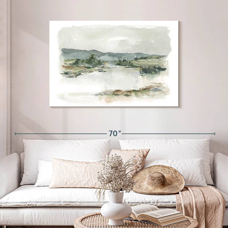 Avery Overcast Lake Study I, 30" H x 45" W
