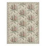Rug & Kilim’S Tudor Style Rug In White And Cream With Floral Patterns