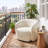 Munehito Upholstered Swivel Barrel Chair-475101201
