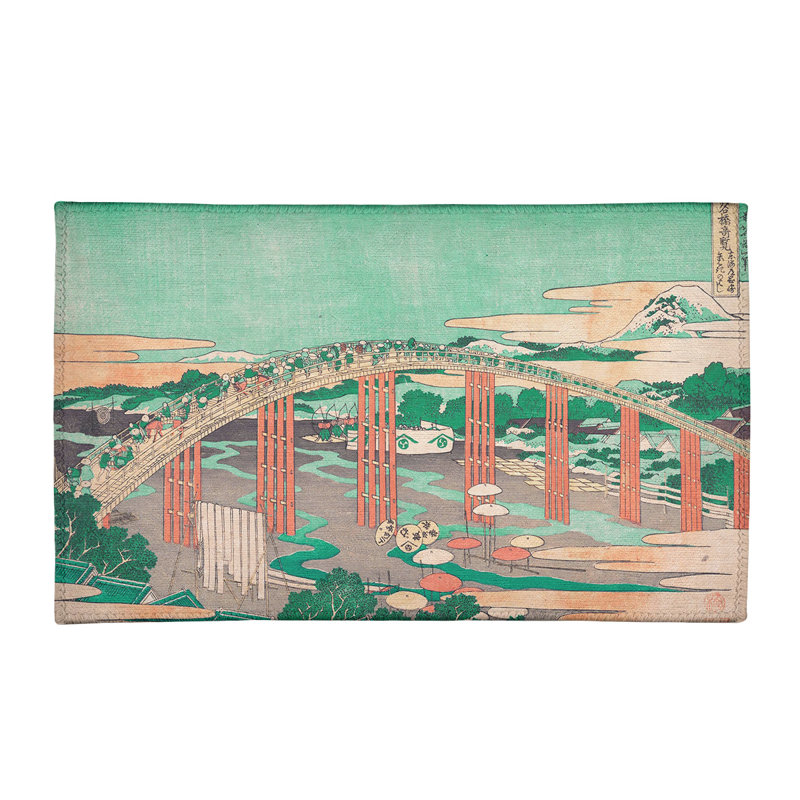 Tapis de l’aire verte en chenille japonaise, Rectangle 3 pi x 5 pi