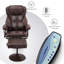 Aashka Ergonomic Faux Leather Recliner with Footrest-1378975469