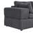 Large Arms Cordory Upholstered Modular Sectional With 2 Ottomans-740156502