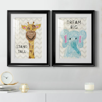 Safari Stand Tall - ensemble de 2 reproductions d'art