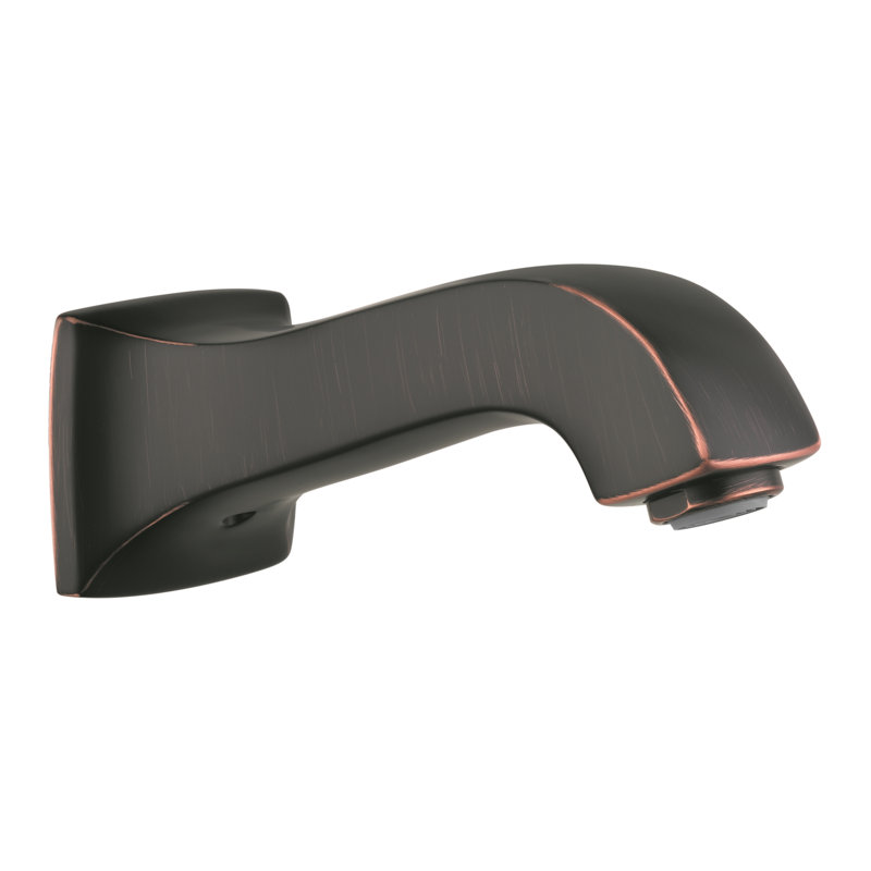 Metris C Wall Mounted Tub Spout Trim, Rubbed Bronze