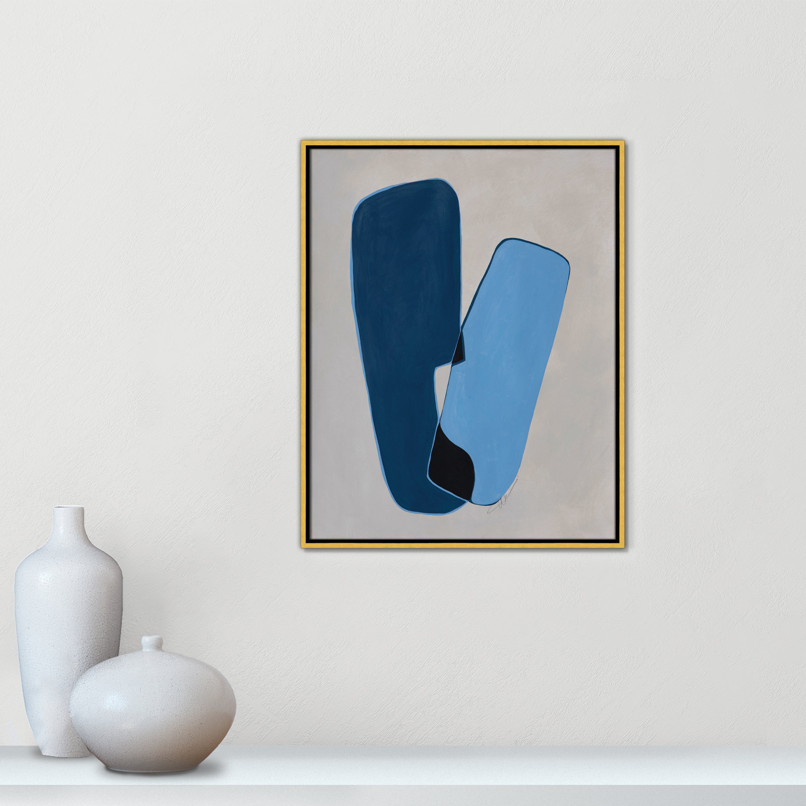In Unity Collection "In Unity II" Print, 29.5" H x 23.5" W x 2" D, Gold Framed