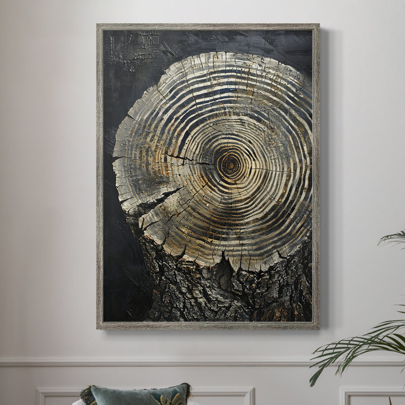 ABSTRACT Series CLXII, reproduction encadrée - bois massif, H 21 po x l 17 po