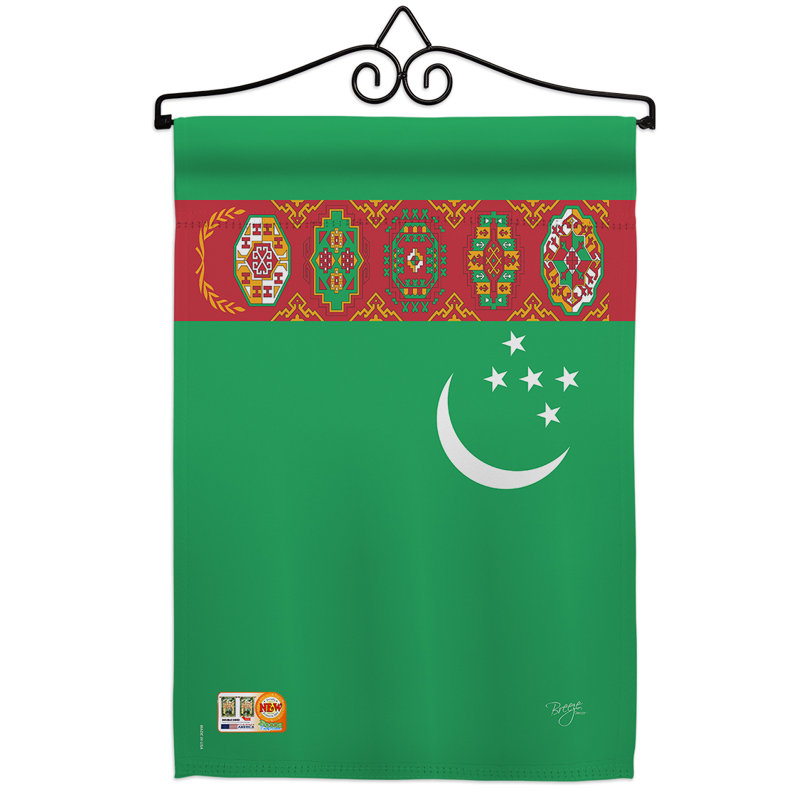 Impressions décoratives de polyester de 2 côtés 19 x 13 po  drapeau de jardin