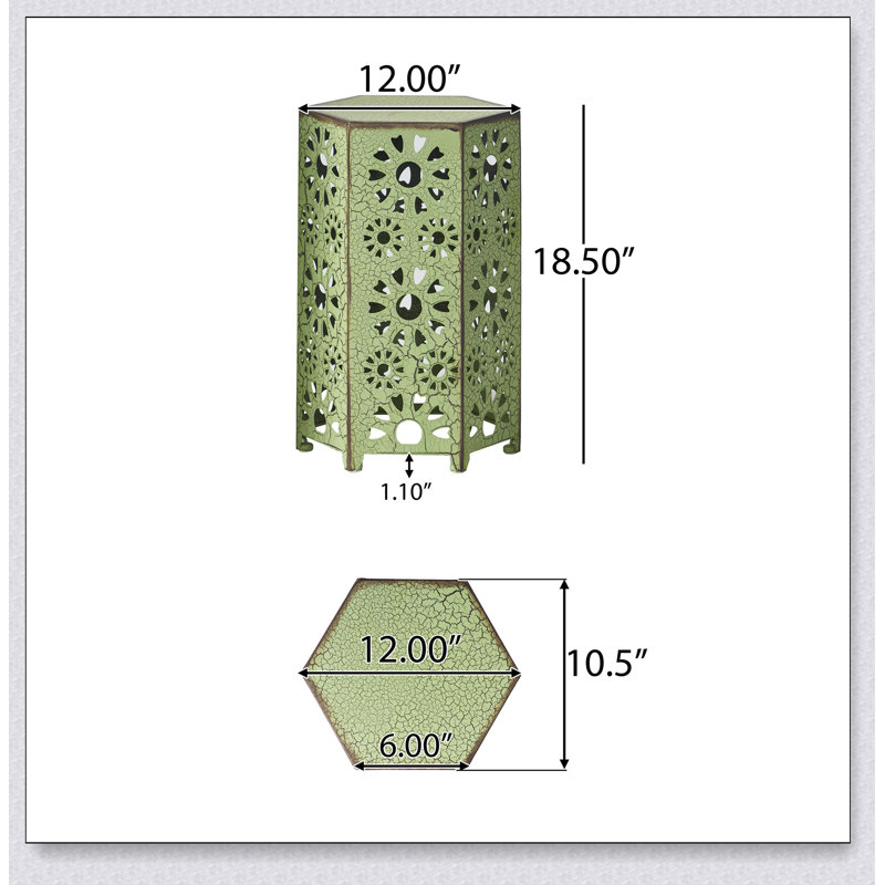 Table d'appoint 12 po ELiana, H 18,5 po x l 12 po x P 10,5 po
