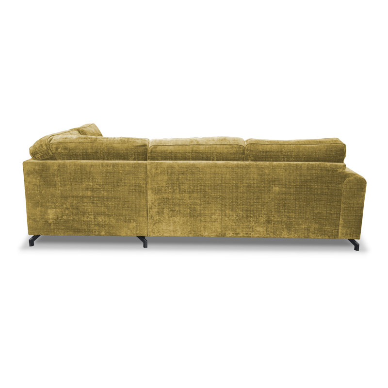 5 Seater Sofa & Chaise, Right Hand Facing, Yellow