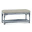Summer Retreat Wicker Shelf Storage Bench-71425204-86505832