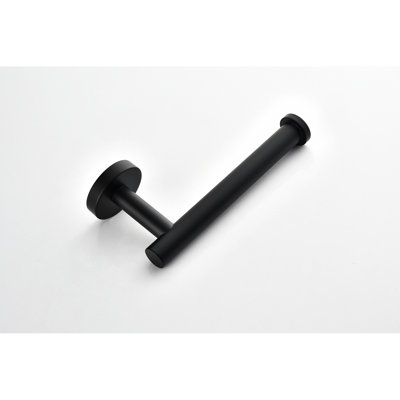 2 Pack Matte Black Stainless Steel Bathroom Paper Towel Mount Holder - Modern Design, And Dependable For Daily Routine Easy Installation Guidance Stylish Wall Mounted  2 Pack  Steel, Multifunctional