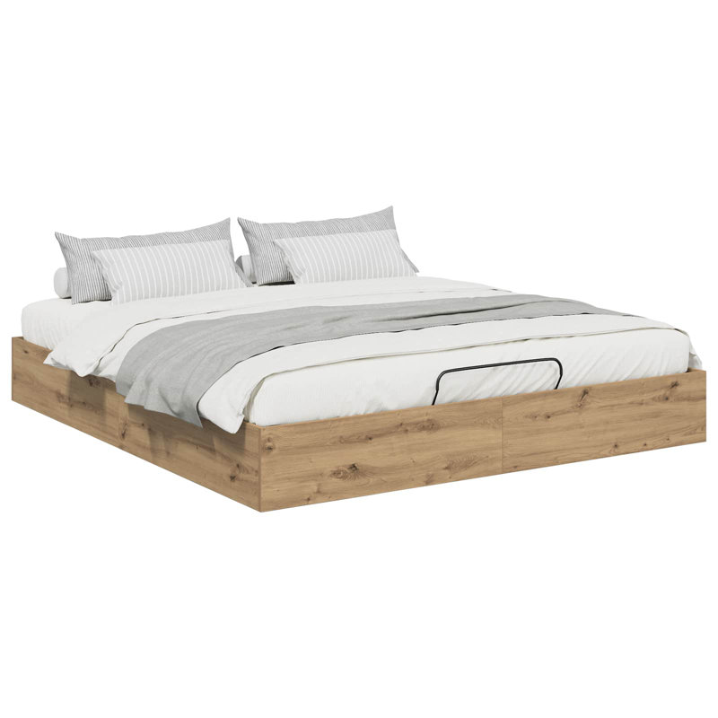 Bed, European Kingsize (160 x 200 cm), Artisan Oak