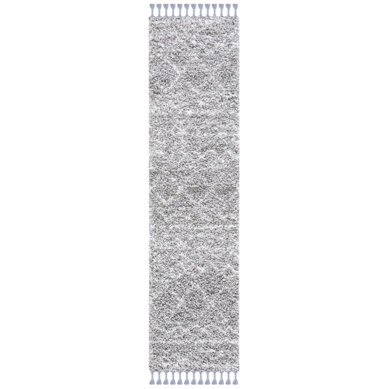 Gillard Pro Lux Shag 400 Performance Southwestern Rug, Runner 2' x 8'