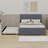 Upholstered Platform Bed With Trundle-1275679584