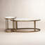 Ensemble de 2 tables basses gigognes Alstrom