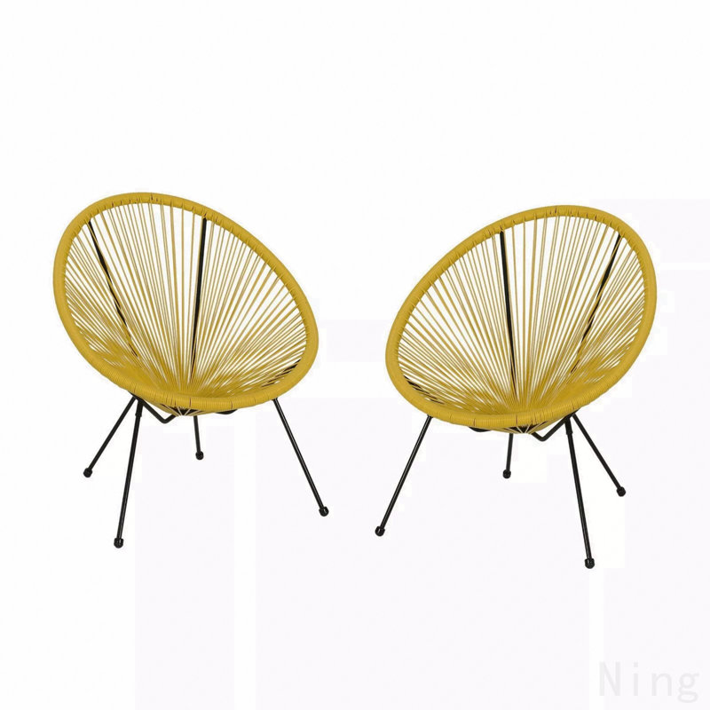 Chaise (ensemble de 2) - Jaune, Yellow
