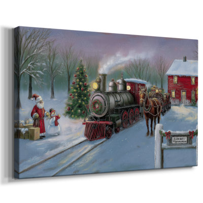 Pale Winter Blessing-Premium Gallery Wrapped Canvas
