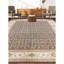 Hand Knotted Wool Oriental Area Rug in Black And Ivory