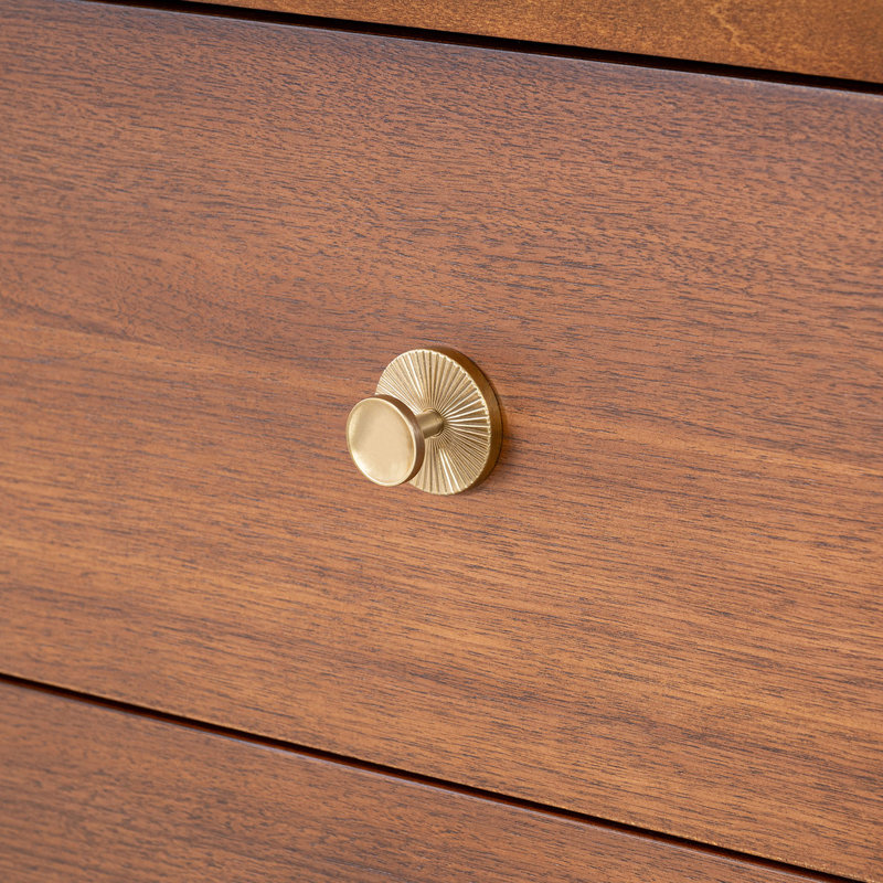 Commode haute en bois à queue d'aronde anglaise 1 pièce