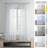 Larsa Linen Blend Sheer Curtain Single Panel-1397415984-1397415991