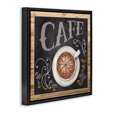 Chalkboard Style Cafe Sign