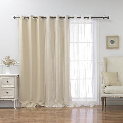 Granados Thermal Room Darkening Sheer and Solid Curtain