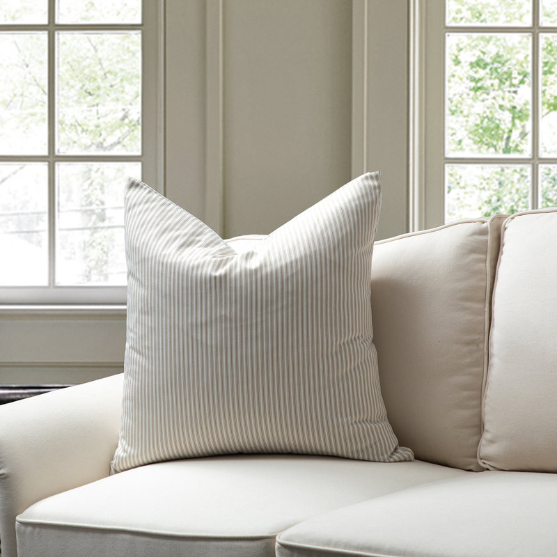 Housse et insert de coussin carré Michael Penny, Bleu, 22 po x 22 po, polyester