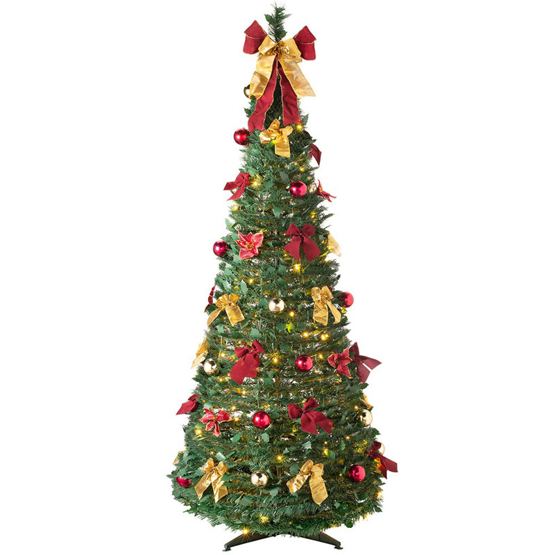 6' H Lighted Artificial Christmas Tree