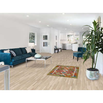 Tapis géométrique en laine Kilim