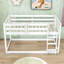 Lit superposé simple en bois avec échelle et lattes Hermides-1479588317