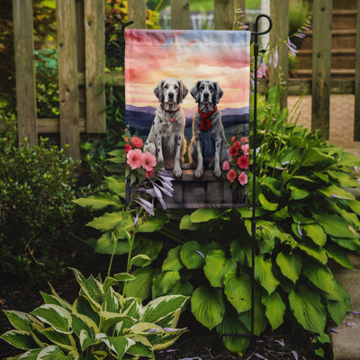 Drapeau pour chien double face en polyester H 15,5 po x l 11,25 po