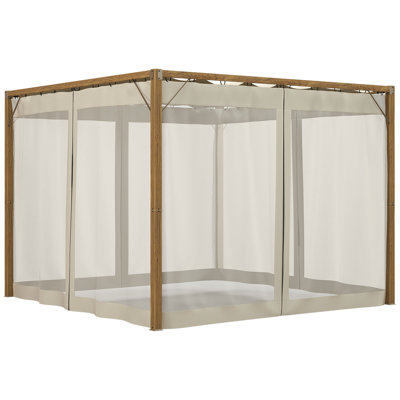 Pergola en bois massif l 10 pi x x P 10 pi Verona