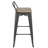 Christie Counter Stool with Metal Frame-430322204-430322207