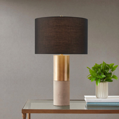 Lampe de table en béton