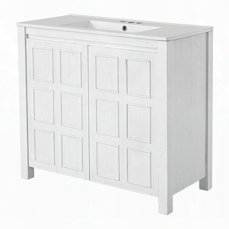 Armoire de rangement pour salle de bain, Blanc