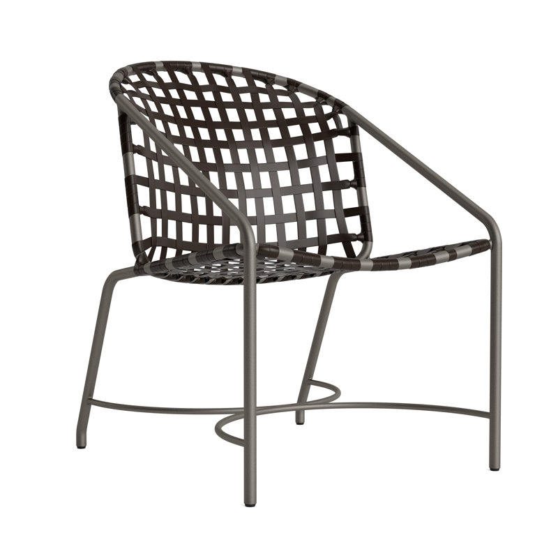 Kantan Outdoor Lounge Chair, Mica/Coffee