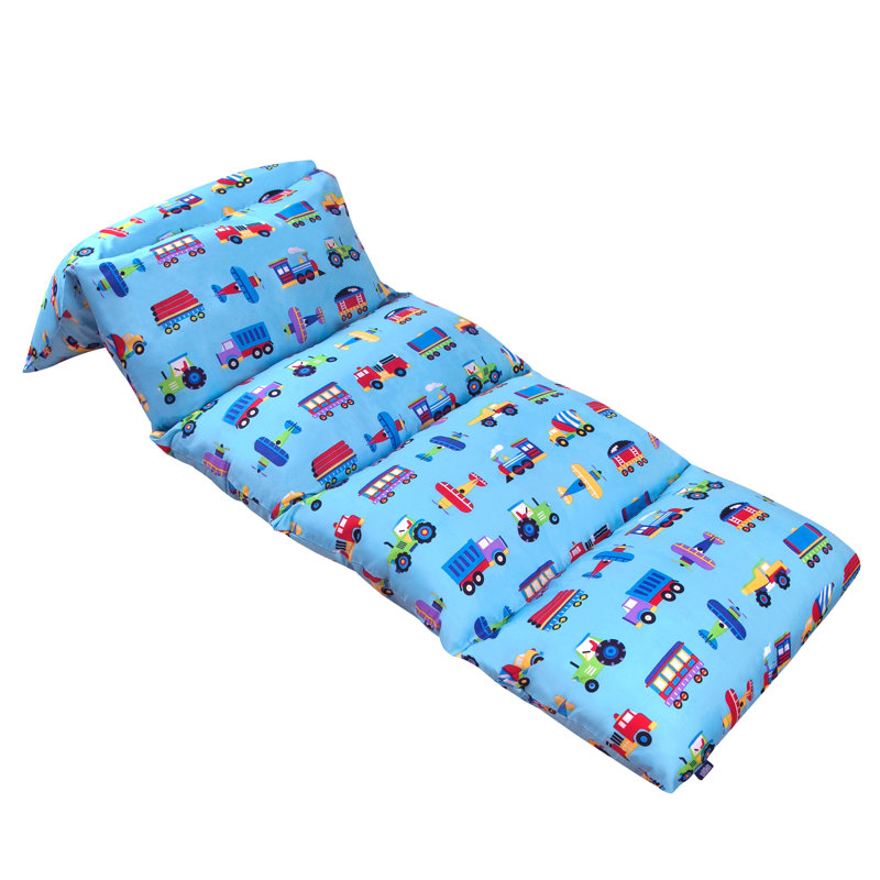 Housse de coussin en microfibre Wildkin, Trains, avions et camions
